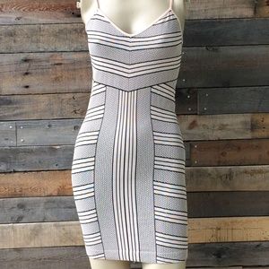 Striped BCBGeneration Bodycon Dress